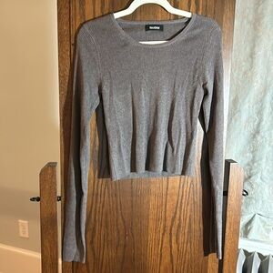 Naadam silk and cashmere crop top, size M